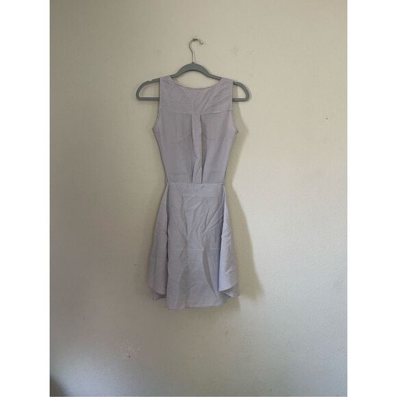 Anthropologie Samantha dru striped wrap tie front mini‎ dress size xs - Picture 4 of 8